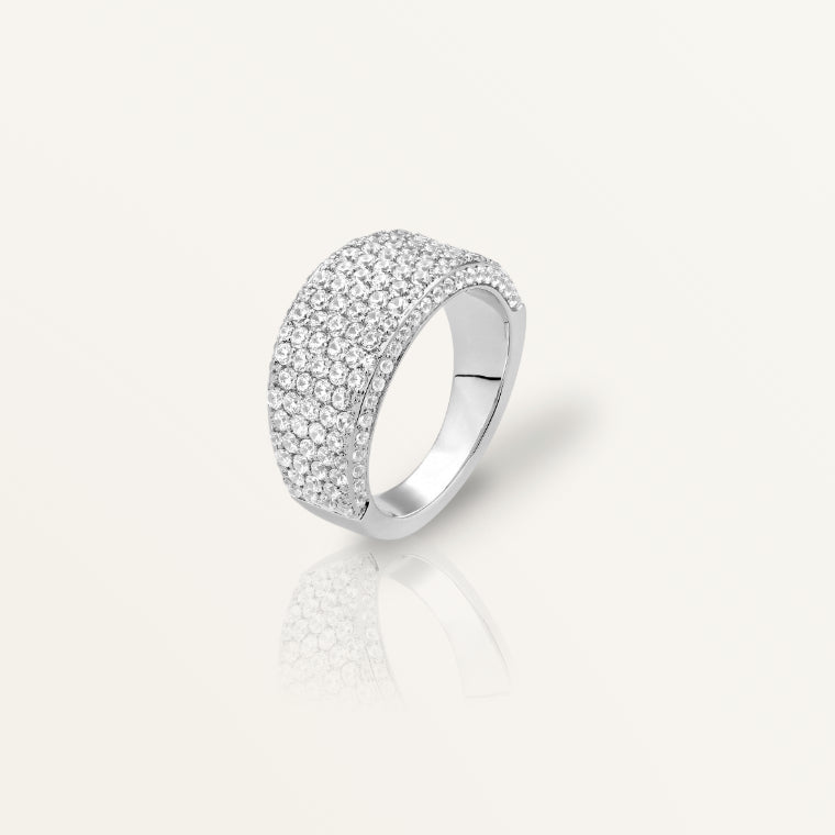 UNIÓN SUIZA WHITE GOLD RING