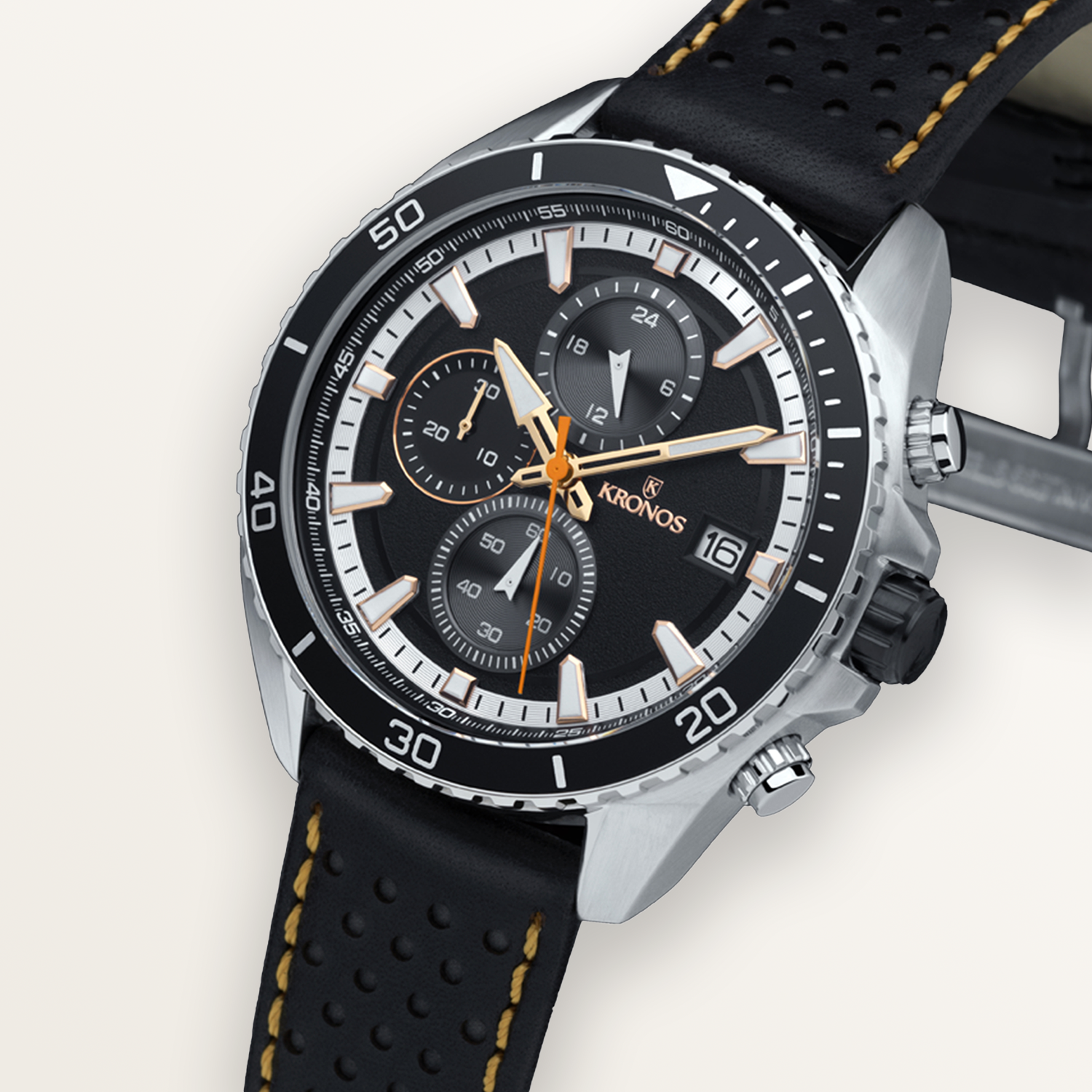Kronos Racing KRONOS SPORT Q RACING CHRONOGRAPH BLACK – Unión Suiza