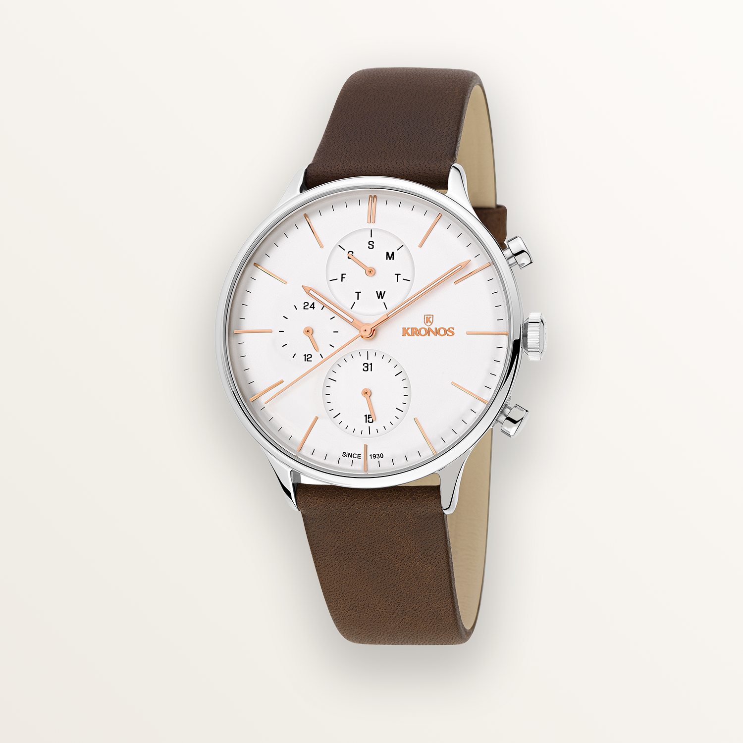 KRONOS MINIMALIST DAY DATE BICOLOR – Unión Suiza