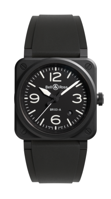 BELL & ROSS BR 03 BLACK MATTE