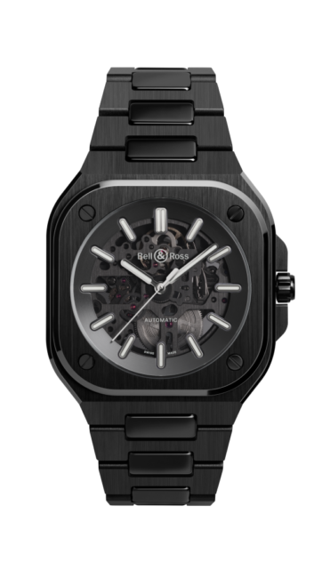 BELL & ROSS BR 05 SKELETON BLACK CERMAIC